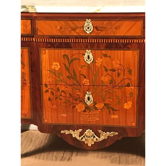 Mid 19th Century Louis XV Transition Style Dresser, France 19th Century For Sale - Image 5 of 12