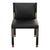 "Candice" Chair With Stainless Steel, Bronze Details and Woven Leather For Sale - Image 4 of 13