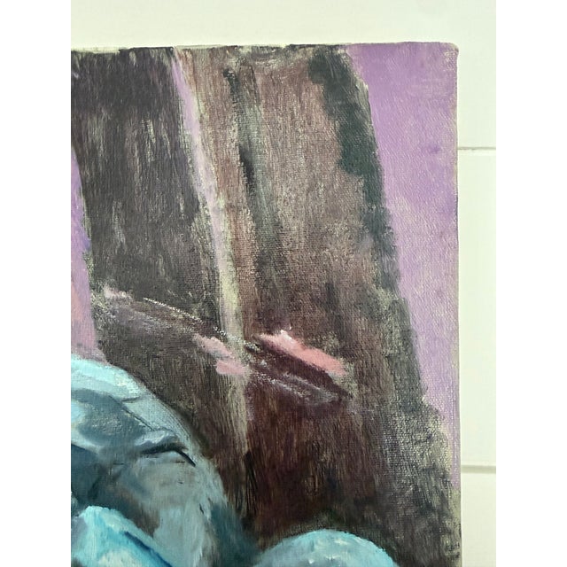 Brown An Original 16" X 20" Figurative Painting Signed by Artist Marian "Chickie" Brown For Sale - Image 8 of 10