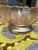 Mid-Century Modern 1970s Pink Glass Punch Bowl With Silver Stand For Sale - Image 3 of 12