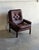 Beautiful vintage Danish lounge chair upholstered in rich brown leather with a solid wood frame. This elegant Scandinavian...