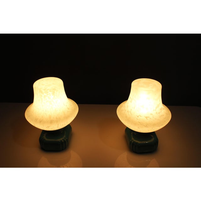 Nightstand Lamps, 1970s, Set of 2 For Sale - Image 4 of 8