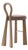 Mary III Bar Chair in Wood with Lacquered Legs by Ottiu For Sale