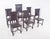 Leather Dining Chairs, 1920s, Set of 6 For Sale - Image 3 of 14