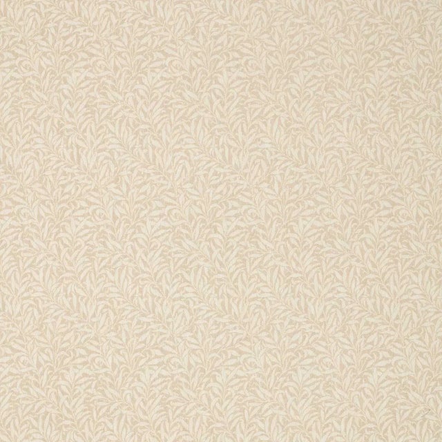 Morris & Co Pure Willow Boughs Weave Fabric in Flax For Sale
