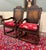 Antique Pair of English Carved Oak Wainscot Highbacked Armchairs C. 1900-1920 For Sale - Image 9 of 18