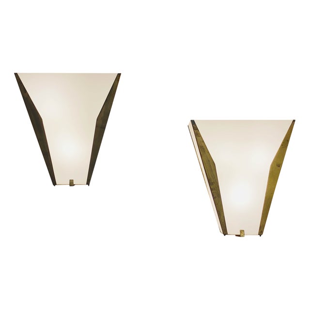 Wall Lamps by Gino Avena for Arredoluce, 1960s For Sale