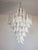 Contemporary Murano Glass and Brass Waterfall Chandelier from Justfurnituress SRL For Sale - Image 3 of 13