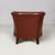 Austrian Burgundy Leather and Wood Tub Armchairs from Thonet, Early 1900s, Set of 2 For Sale - Image 5 of 18