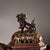 Late 20th Century Gilt Bronze Hexagonal Incense Burner With Qilin and Dragon Motifs For Sale - Image 9 of 10