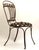 Brown Cast Steel Chairs by Francois Carre, Paris, France, 19th Century, Set of 2 For Sale - Image 8 of 18