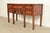 French Maitland Smith Style French Regency Louis XVI Carved Mahogany and Burl Wood Sideboard Credenza For Sale - Image 3 of 14