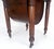 Solid flame Mahogany Turned Legs 3 Drawer Drop Leaf Sewing Stand Cabinet MINT For Sale - Image 10 of 13