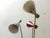 The object shown is an exceptional three-light floor lamp from the 1960s, which can be classified as italian mid-century...