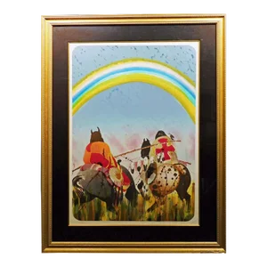 Earl Biss "Along the Rainbow Trail" Serigraph on Paper Hand Signed Framed Rare