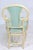 Mid-Century Modern Mid-Century Modern Willow & Reed Rattan Bamboo Armchairs in Brunschwig & Fils Upholstery - a Pair For Sale - Image 3 of 7