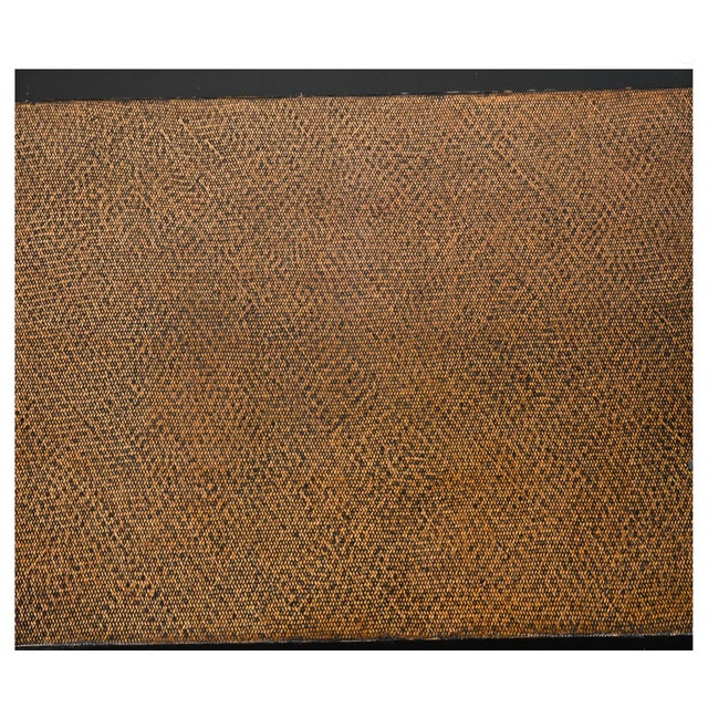 Antique Chinese Lacquered Rattan Top Coffee Table For Sale - Image 9 of 13