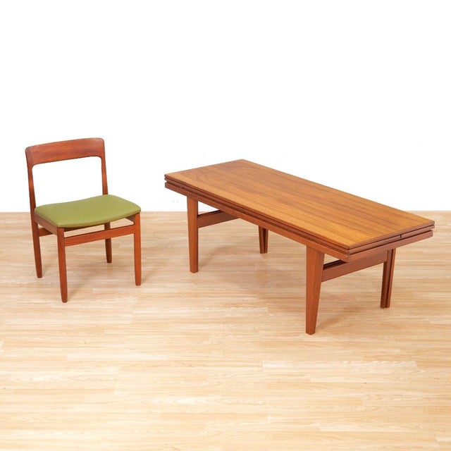 1960s Danish Modern Elevation Coffee / Dining Table by Trioh of Denmark For Sale - Image 4 of 15