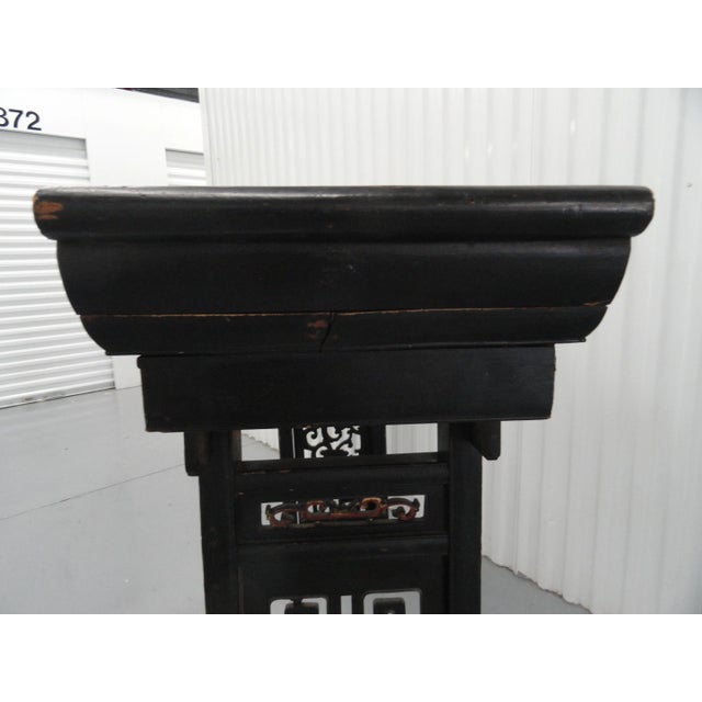 Wood 18th Century Chinese Altar Table For Sale - Image 7 of 10