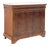 French Louis Philippe Marble Top Mahogany Flame Commode, Mid-19th Century For Sale