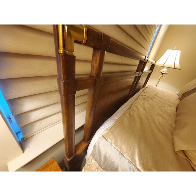 Drexel Heritage Accolade II Campaign Bedroom Suite, 1987 – Complete Matching Collection For Sale - Image 15 of 17