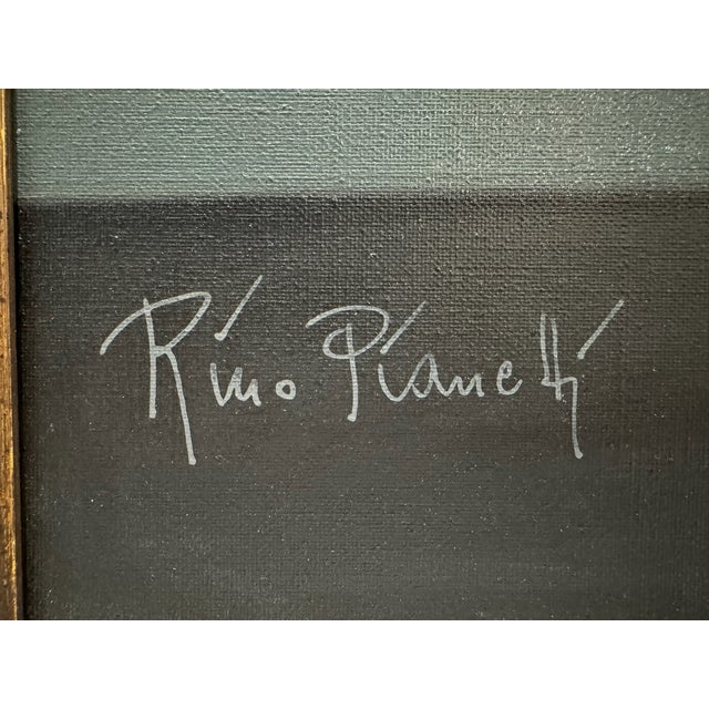 Rino Pianetti Signed Original Oil Painting Musical Still Life Books Sheet Music Framed For Sale In Atlanta - Image 6 of 9