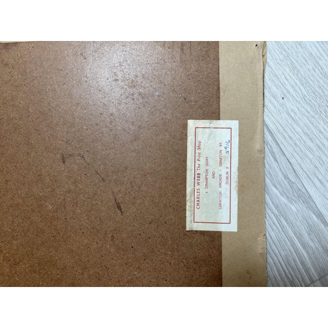 Still Life with Fruit, Vase, Cabbage, 1952, Painting For Sale - Image 3 of 4