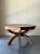 Wood Curved Hexagon Oak & Tile Dining Table Germany 1960s For Sale - Image 7 of 9