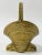 Figurative Vintage Brass Clamshell Basket With Handle For Sale - Image 3 of 9