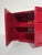 Mid-Century Style Red Lacquered Chest of Drawers, Italy For Sale - Image 5 of 6