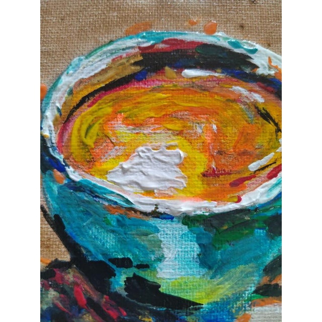 Natalia Vypritskaia, the First Cup of the Day, Acrylic on Canvas For Sale - Image 6 of 12