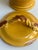 1980s Arte Italica "Sole Mustard" Collection Ceramic 15" Tall Yellow Jar With Lid Greaps and Leaves Design Made in Italy For Sale - Image 16 of 18