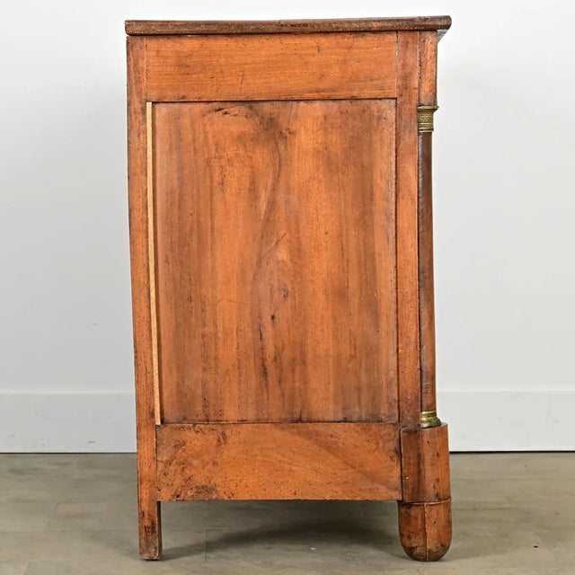 Wood French 19th Century Walnut Empire Commode For Sale - Image 7 of 14