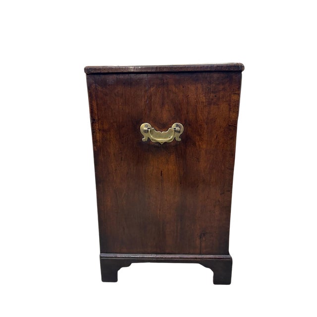 18th Century English George III Burl Walnut Kneehole Desk For Sale - Image 10 of 11