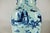 Chinoiserie Chinese Blue and White Porcelain Altar Vase With Immortal Figures and Celadon Tint For Sale - Image 3 of 18