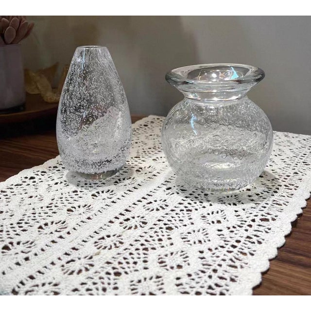 American Late 20th Century Exquisite and Rare Bubble Vase For Sale - Image 3 of 4