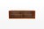 Floating display cabinet in teak. This sideboard has two glass doors with teak handles. The cabinet is easy to install on...