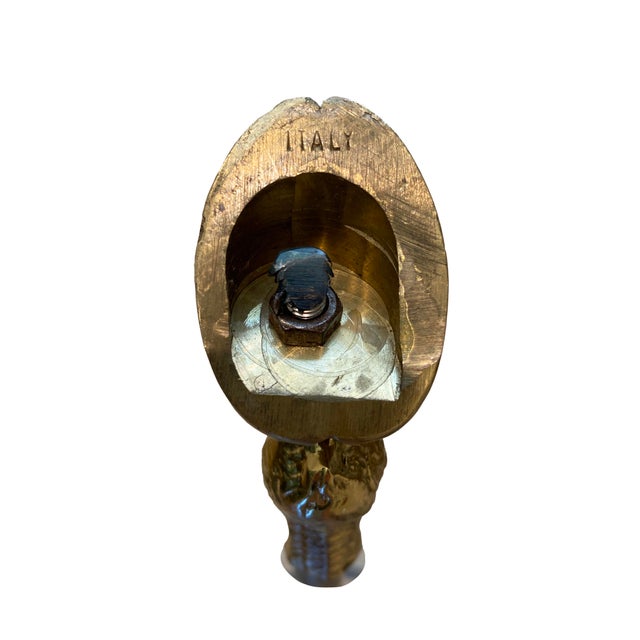 Parisian Maison Jansen Style Iron and Brass Side Table With Black Marble Top For Sale - Image 9 of 9