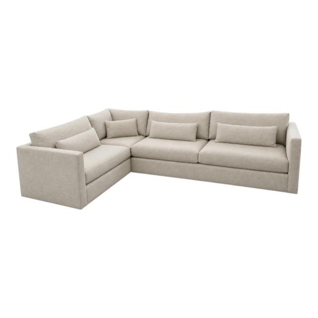 Mitchell Gold Mitchell Gold + Bob Williams Haywood Two Piece Sectional For Sale - Image 4 of 18