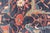 Large Persian Bidjar Rug With Navy Field and Red Border Floral Design For Sale - Image 9 of 16