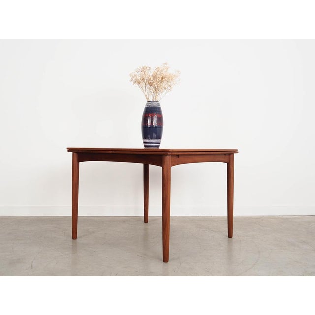Danish Teak Table, 1970s For Sale - Image 4 of 17