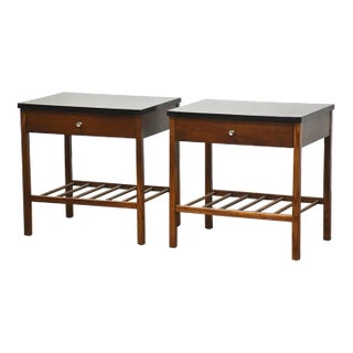 1960s Refinished Nightstands by Stanley - a Pair For Sale