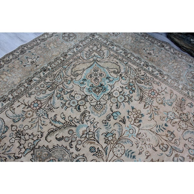 Extra Large Vintage Turkish Area Rug - 114"x153" For Sale In Raleigh - Image 6 of 13