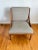 Mid 20th Century Vintage Mid Century Modern Armchair With Fish Scale Upholstery For Sale - Image 4 of 7