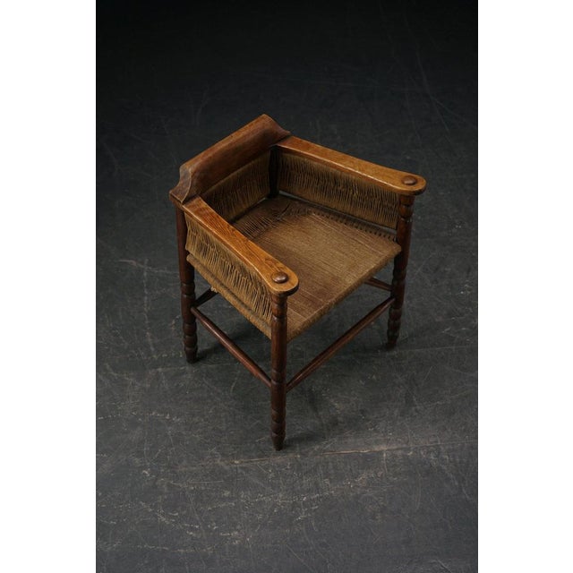 Wood Decorative Chair Set, 1930s For Sale - Image 7 of 18
