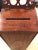 Wood Heirloom Mahogany Inlay Wall Candle Box With Slot on Top For Sale - Image 7 of 12