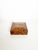 Brown Square Wooden Box, France, 1970s For Sale - Image 8 of 8
