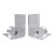 Vintage Postmodern Lucite Geometrical Library Bookends - A Pair For Sale