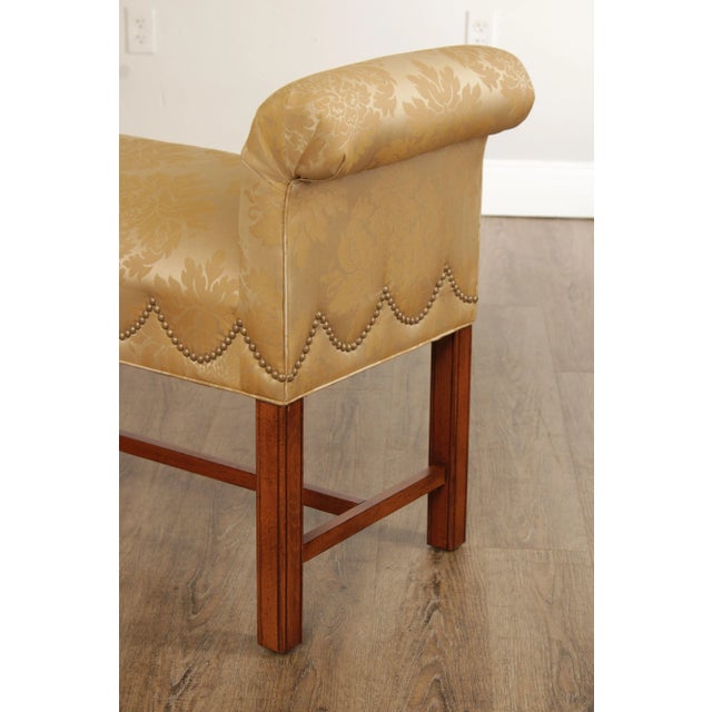Ethan Allen Chippendale Style Window Bench For Sale In Philadelphia - Image 6 of 12