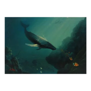 1989 Marine Life Painting by Anthony Casay